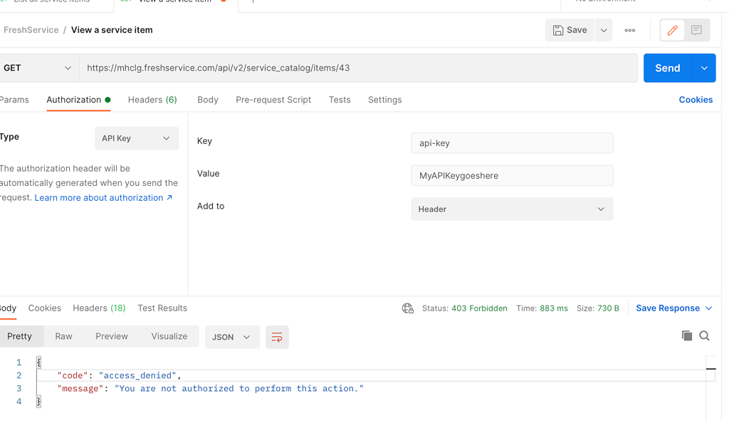 403-error-with-postman-and-freshservice-product-freshworks