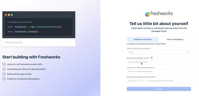 Revamped sign up journey to capture user account metadata
